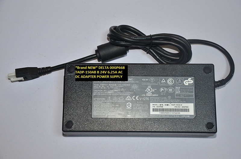 *Brand NEW* 00GP668 AC100-240V DELTA 24V 6.25A TADP-150AB B AC DC ADAPTER POWER SUPPLY